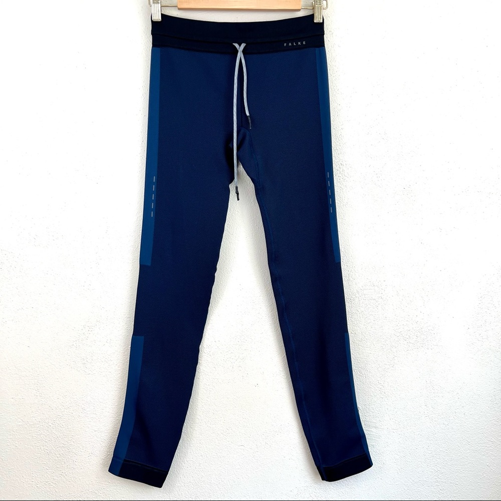 Falke Ergonomic Sports System Blue Running Tight Size Large Legging